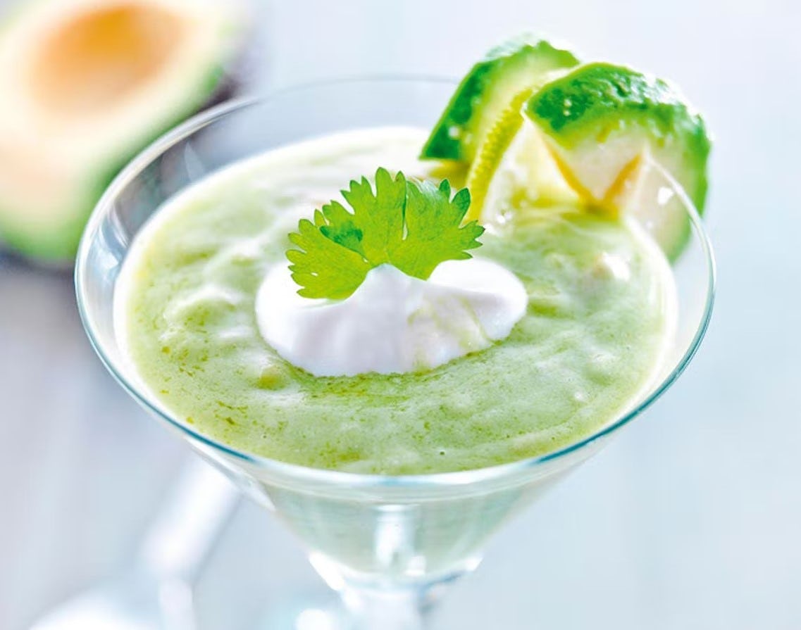 Aguacate al chantilly