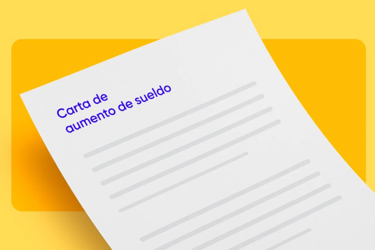 Carta de aumento de sueldo