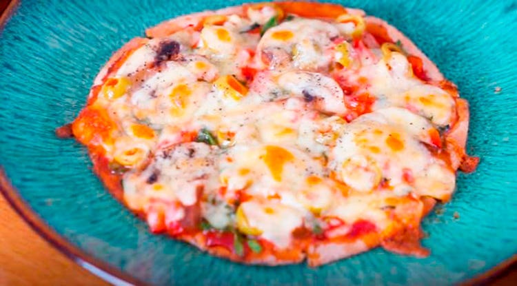 Pizza para cena saludable