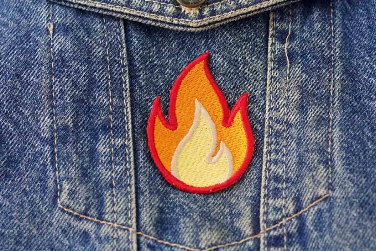como bordar fuego
