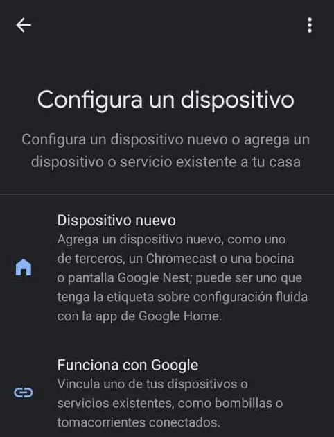 Configuración dispositivo Chromecast