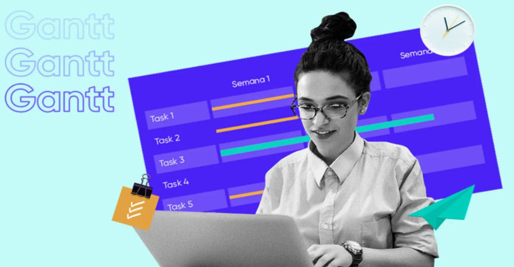 Plantilla de Diagrama de Gantt