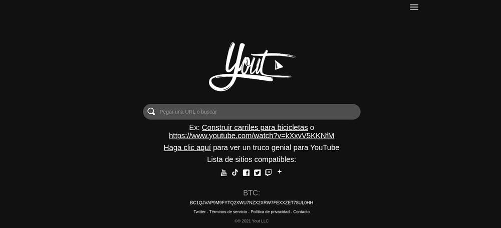 Yout convertidor a MP3