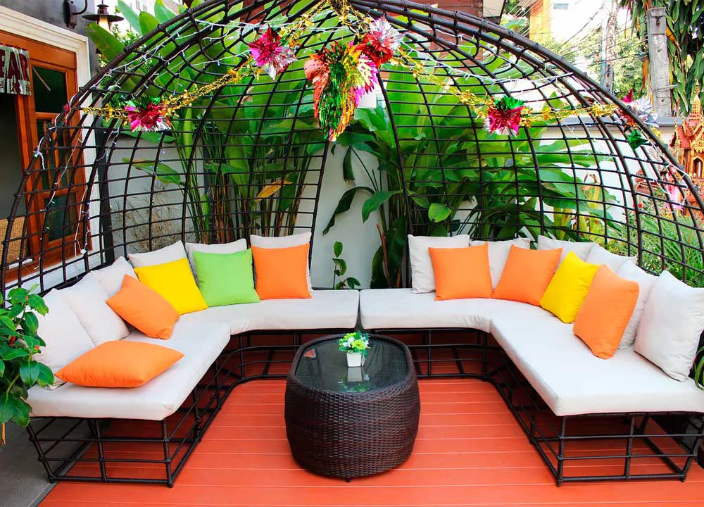 Decoración de terrazas con plantas