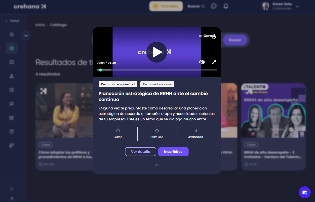 plataforma desarrollo equipos crehana