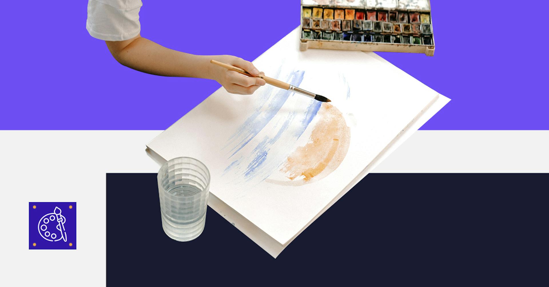 5 ejercicios básicos para pintar fácil con acuarela