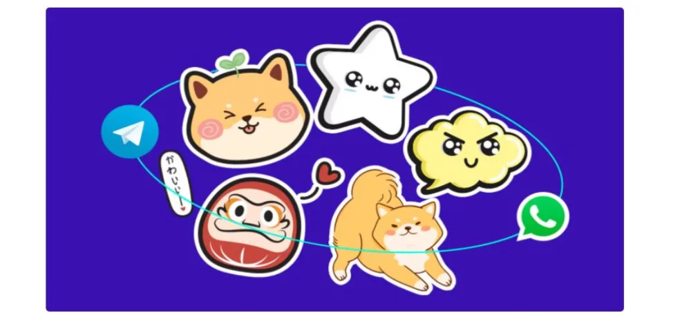 stickers kawaii para Whatsapp y Telegram