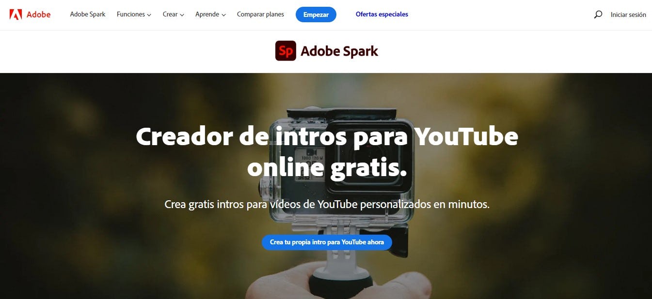 Creador de intros para YouTube