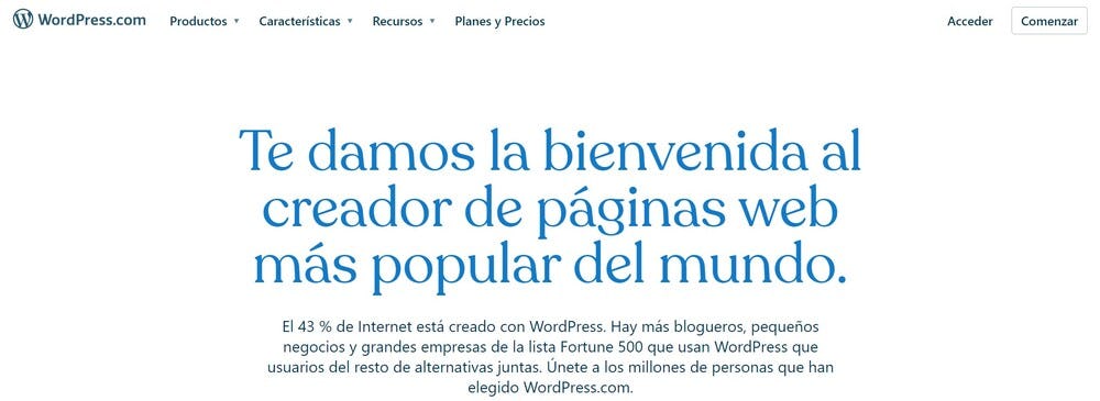 pagina oficial de wordpress