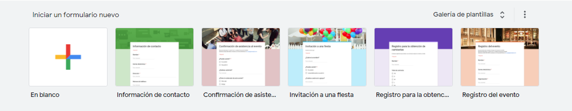 iniciar nuevo formulario