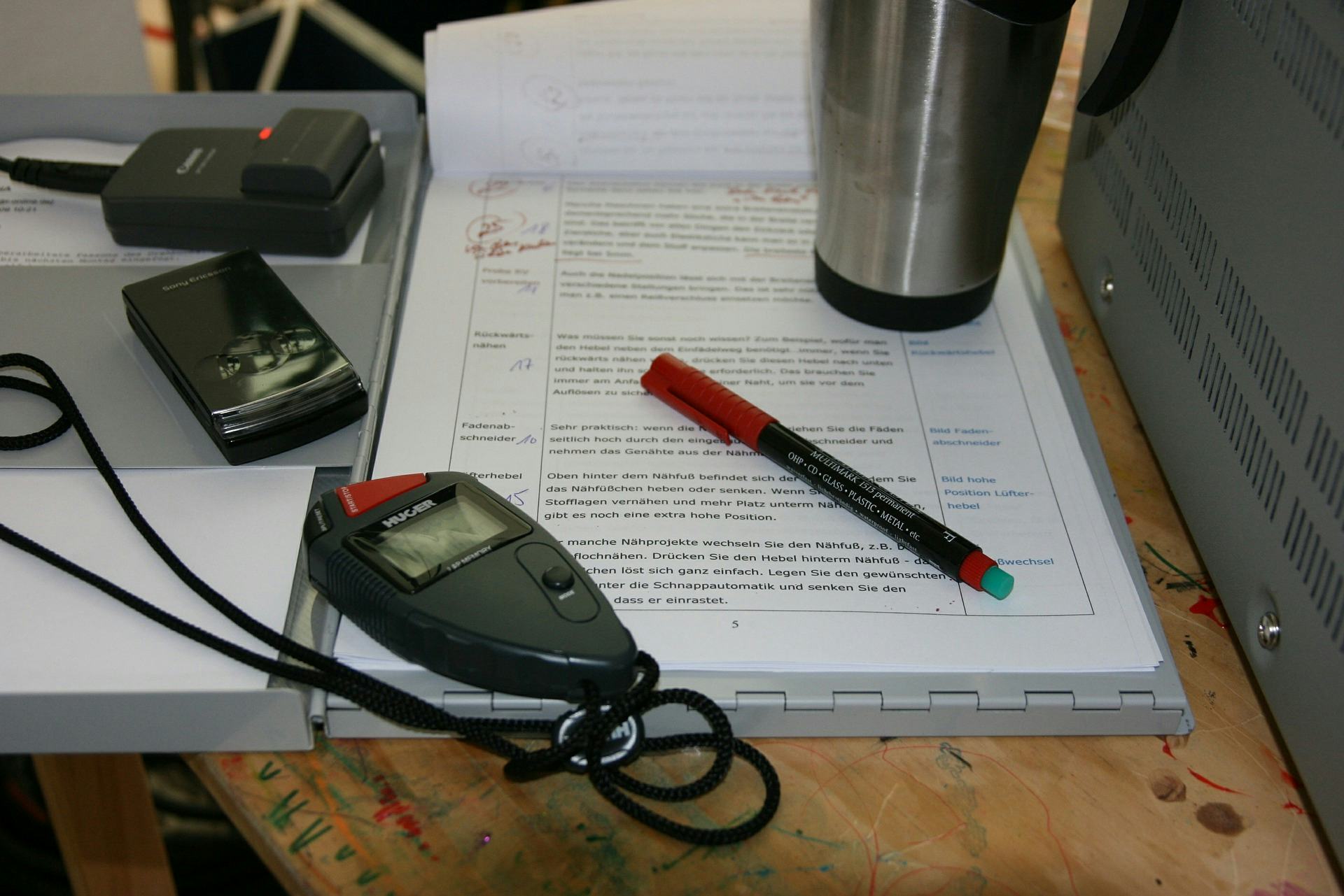 Página de un guión audiovisual.