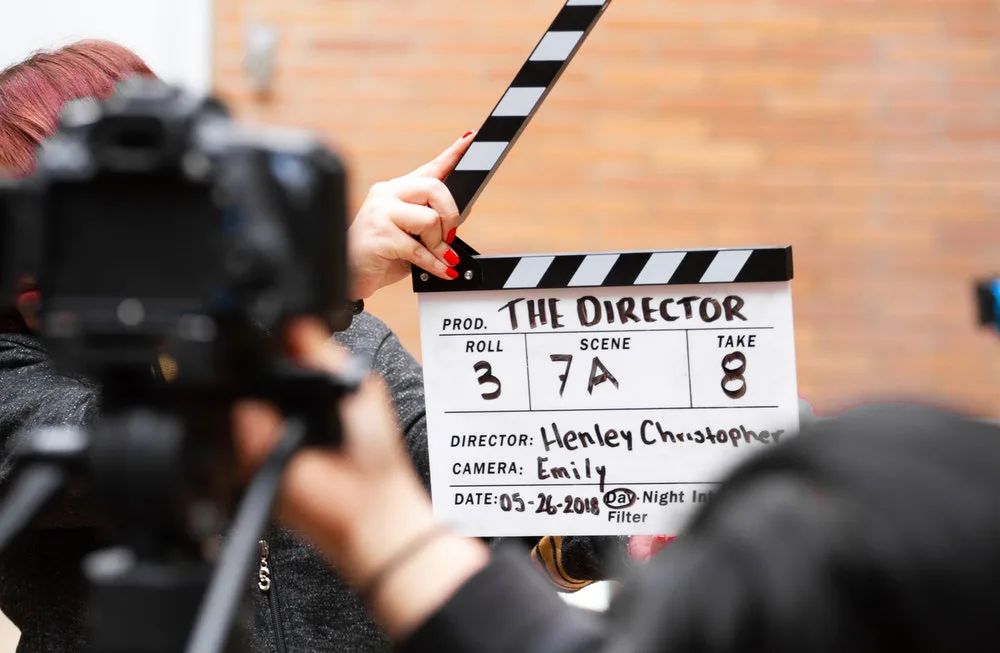 Claqueta para la grabación de proyectos multimedia.