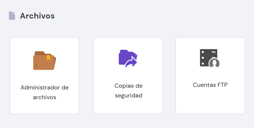 Administrador de archivos wordpress