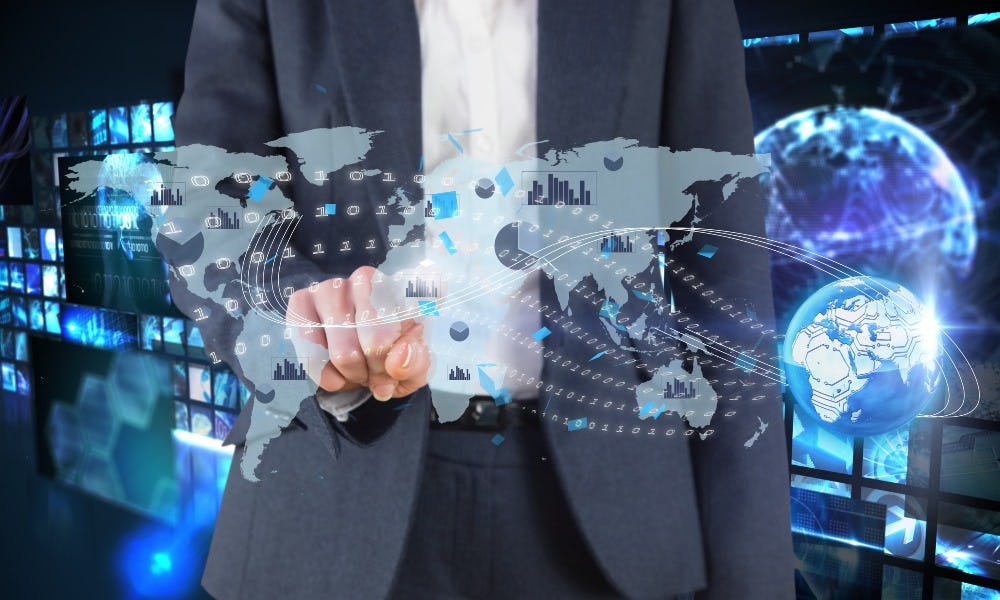 Imagen que representa la conectividad de las aplicaciones de Robotic Process Automation.