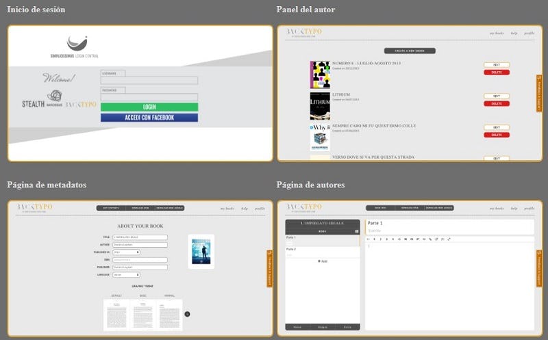 Publicar una plantilla de ebook en Backtypo