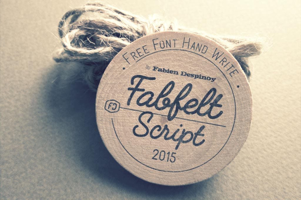 Fabfelt script font