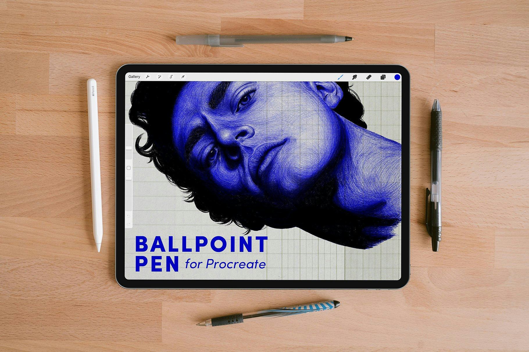 ballpoint pen for procreate