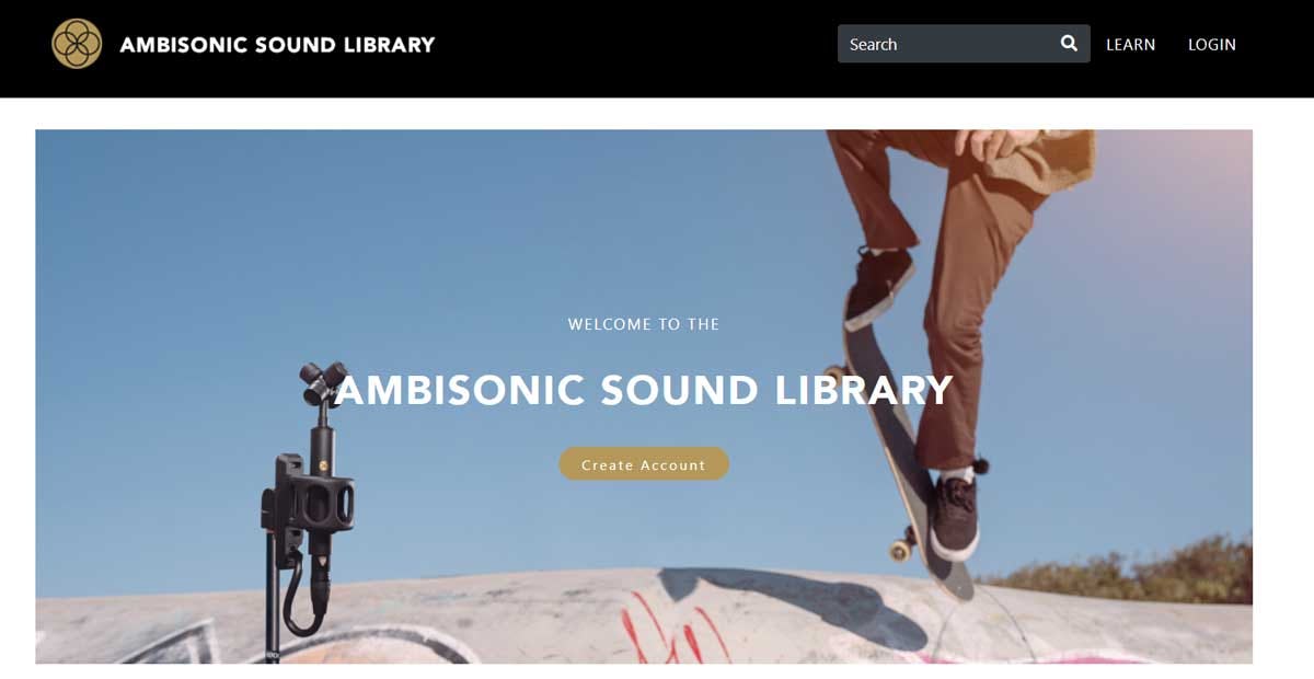 Ambisonic RØDE banco de sonido