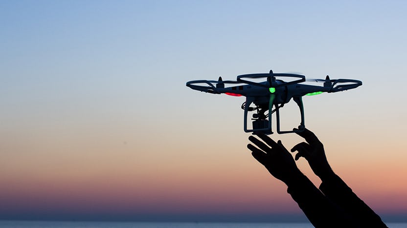 despegue de un dron