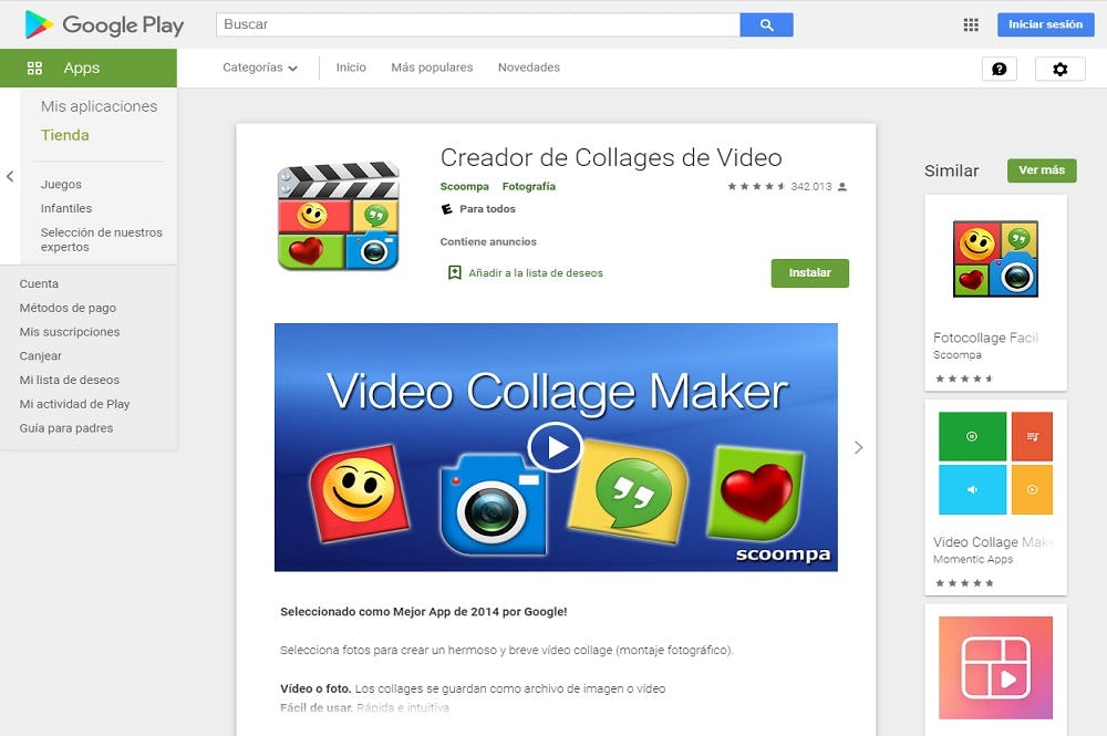 creador collages de video