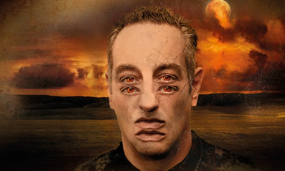 Tapa de un disco de rock en donde se ve el efecto Doble Visión