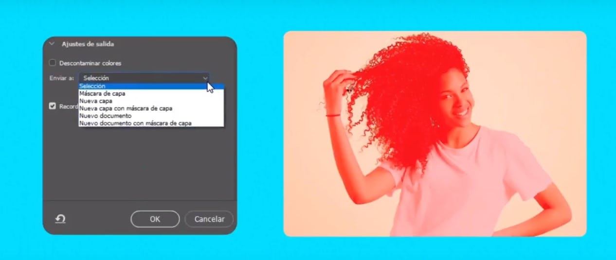 calando imágenes en Photoshop