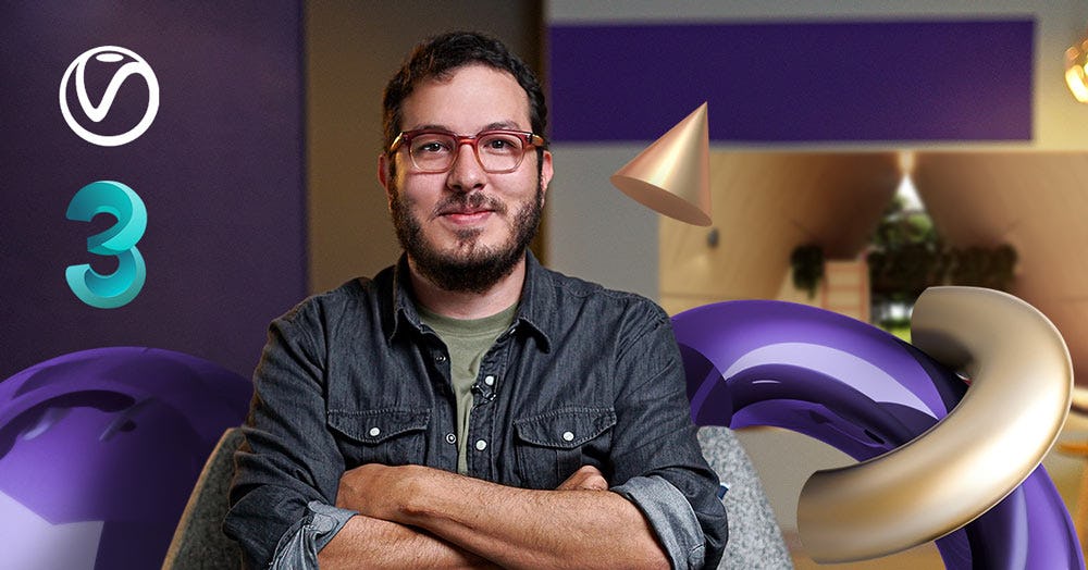 curso online de Render interior para 3DS Max y Vray