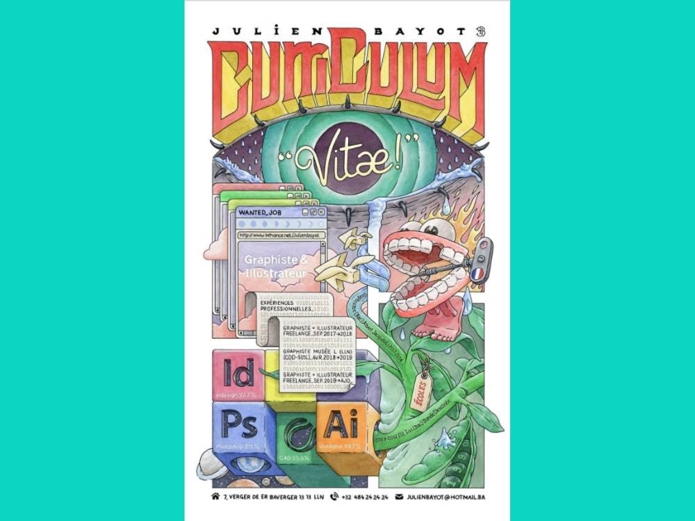 CV creativo de Julien Bayot