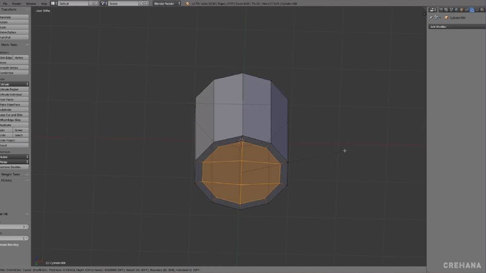 modelado básico blender paso 3