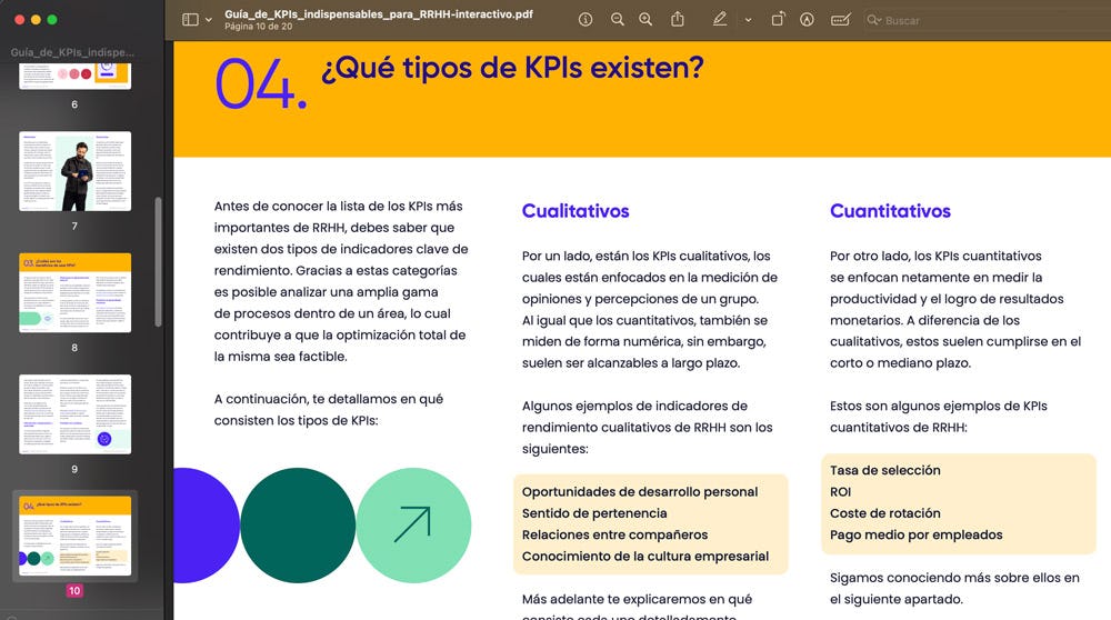 Guía sobre los indicadores fundamentales en la gestión de talento