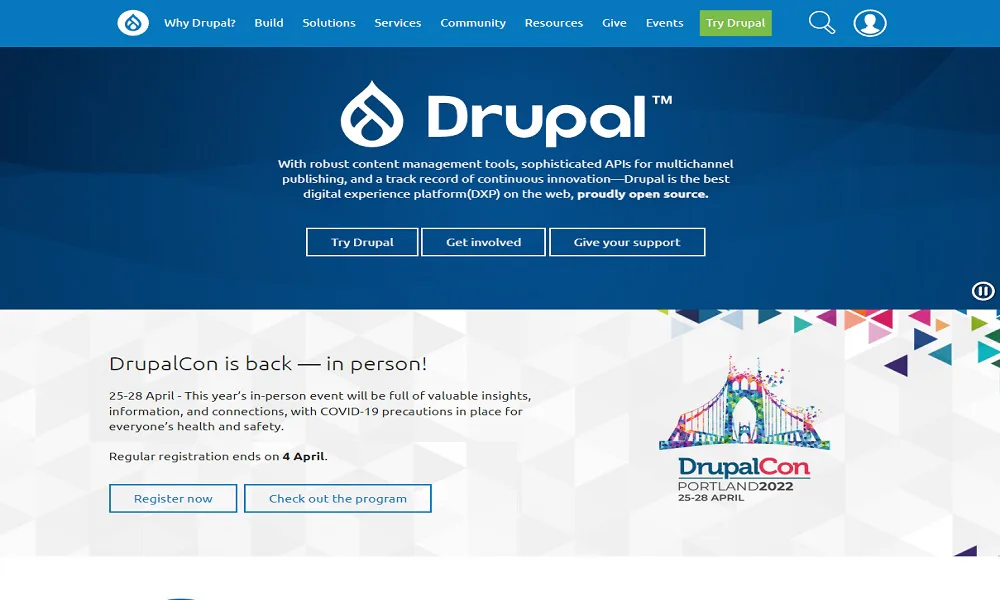 drupal alternativa a Wordpress