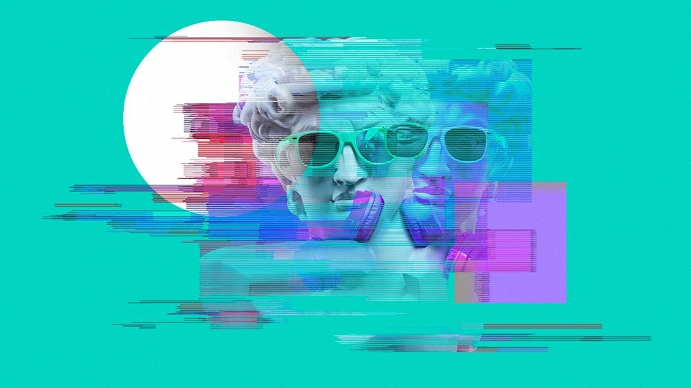 glitch photoshop