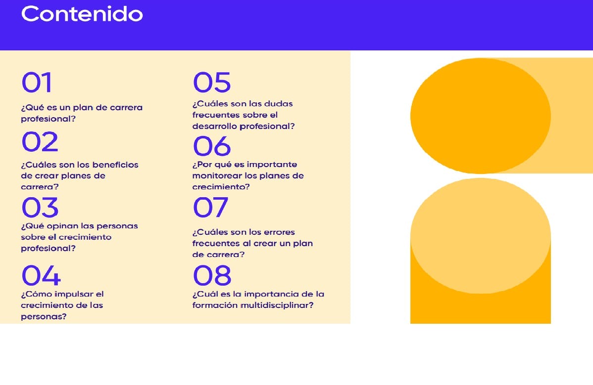 Plan de carrera profesional