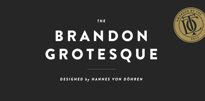 tipos de letras para logos Brandon Grotesque