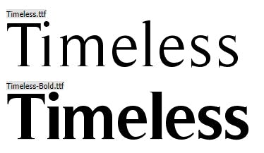Timeless Font para descargar