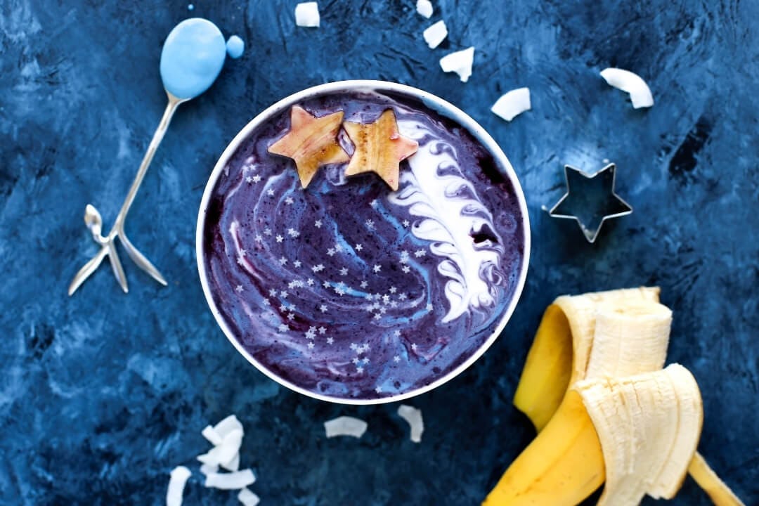 imagen de platos de comida artístico