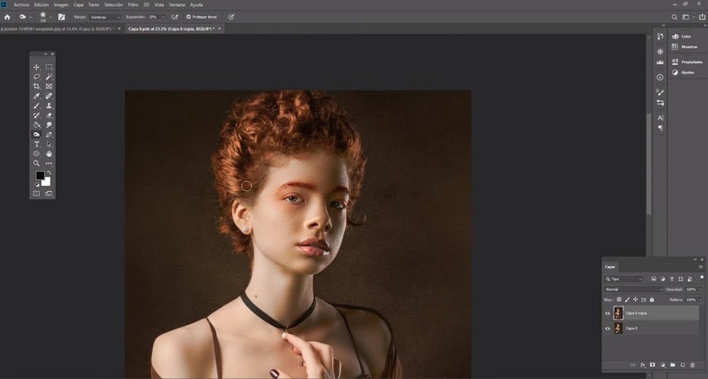 retoque en photoshop