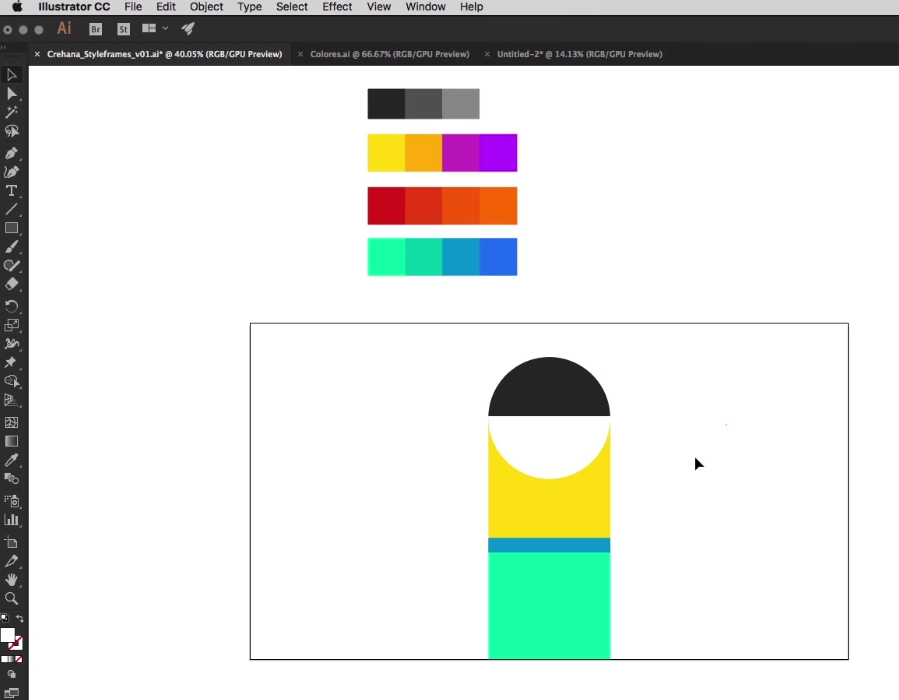 Paleta de colores Animatic