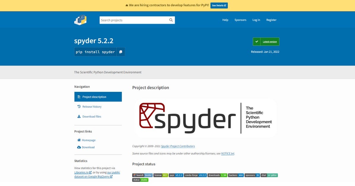 Spyder para programar con Phyton