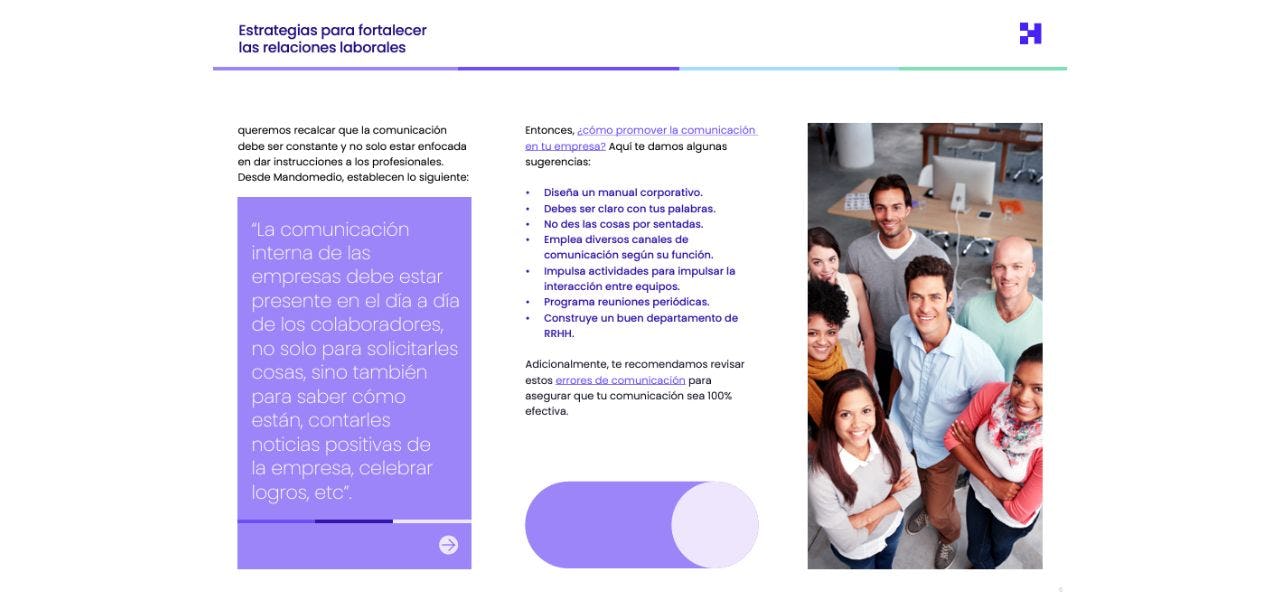 Estrategias para mejorar las relaciones laborales