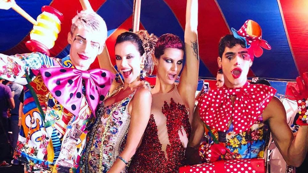 Pasarela de moda de Moschino